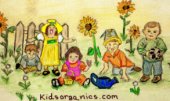 kidsorganics.com children artwork copyright 2002