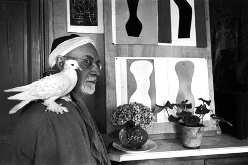 Henri Matisse in artist studio